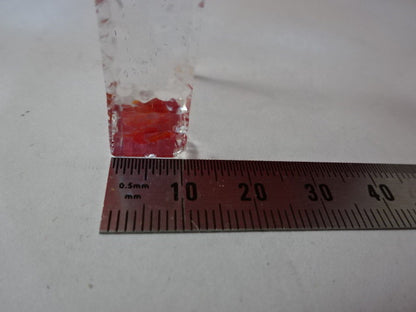 RARE COLLECTABLE Q FACTOR SLAB SYNTHETIC QUARTZ CRYSTAL FREQUENCY CONTROL W8-B22