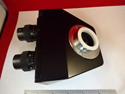 MICROSCOPE PART LEITZ WETZLAR GERMANY HEAD OPTICS AS IS #AH-03