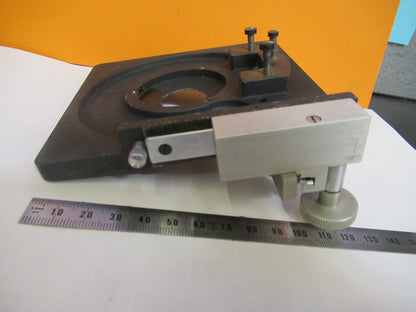 LEITZ WETZLAR GERMANY XY STAGE TABLE MICROSCOPE PART AS PICTURED S4-B-33