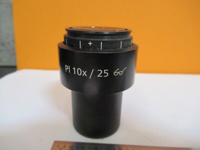 ZEISS AXIOTRON GERMANY 10X EYEPIECE 444034 MICROSCOPE PART AS PICTURED &Q6-A-72