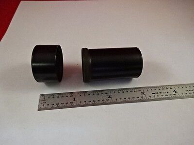 EMPTY VINTAGE BRASS ZEISS OBJECTIVE CONTAINER MICROSCOPE PART AS IS &33-A-17