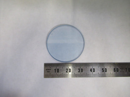 ZEISS GERMANY GLASS FILTER LIGHT BLUE OPTICS MICROSCOPE PART AS PICTURED V8-B-30