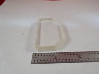 OPTICAL TRUNCATED BK7 GLASS BRICK [chips on edge] LASER OPTICS AS IS B#U3-B-25