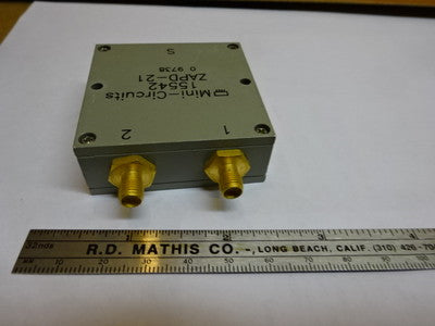 RF MICROWAVE MODULE MINI CIRCUITS ZAPD-21 FREQUENCY CONTROL AS IS #81-39