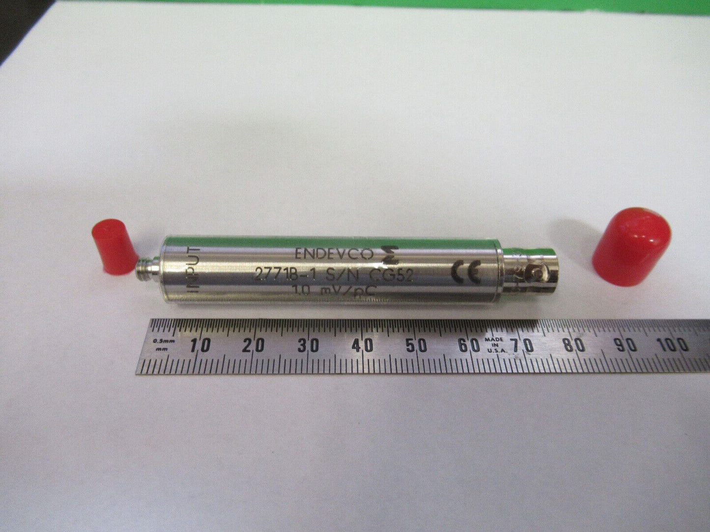 ENDEVCO 2771B-1 AMP for accelerometer VIBRATION SENSOR AS PICTURED &6-DT-W1