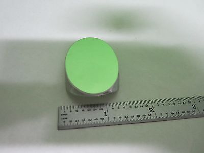 MICROSCOPE PART OPTICAL MIRROR OVAL [some scratches] OPTICS AS IS BIN#C3-L-24