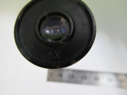 BAUSCH LOMB 5X EYEPIECE OCULAR OPTICS MICROSCOPE PART AS PICTURED T8-B-46