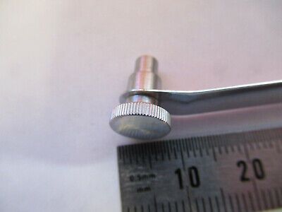 PAIR of CLIPS STAGE MICROSCOPE PART AS PICTURED &H1-B-33