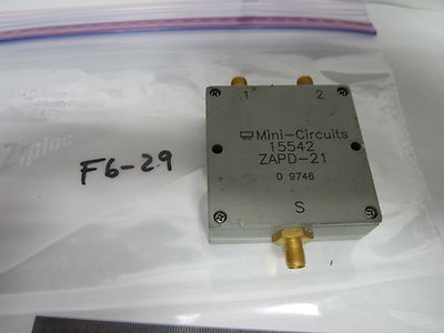 MINI CIRCUITS ZAPD-21 SPLITTER HF-MIKROWELLEN-FREQUENZBUCHSE #F6-29