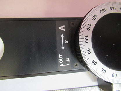 NIKON E400 ECLIPSE POLARIZER ROTABLE OPTICS MICROSCOPE PART AS PICTURED T7-A-86