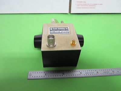 OPTICAL CRYSTAL ACOUSTO OPTIC MODULATOR AOM LASER OPTICS BN#J5-B-99 WATER COOLED