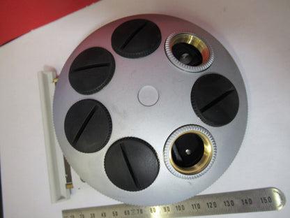 LEICA LEITZ GERMANY DMRB NOSEPIECE 501009 MICROSCOPE PART AS PICTURED T7-A-88