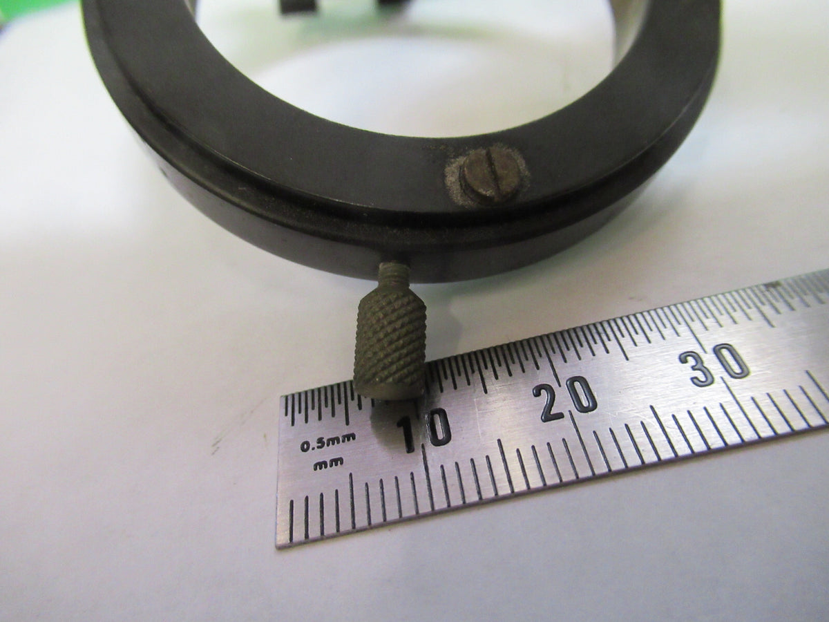 ANTIQUE BAUSCH LOMB CONDENSER HOLDER MICROSCOPE PART AS PICTURED H7-B-76