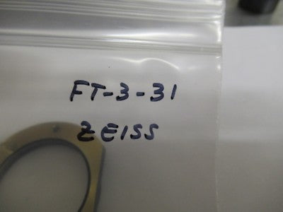 ZEISS AXIOTRON GERMANY LENS BRASS MOUNTED MICROSCOPE PART AS PICTURED #FT-3-31