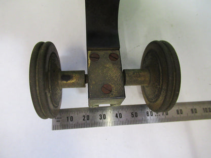 ANTIQUE BAUSCH LOMB OLD STAGE FRAME LIMB MICROSCOPE PART AS PICTURED F3-B-70