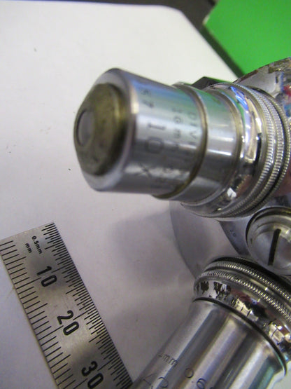 BAUSCH LOMB ANTIQUE NOSEPIECE + OBJECTIVES MICROSCOPE PART AS PICTURED Y4-FT-88