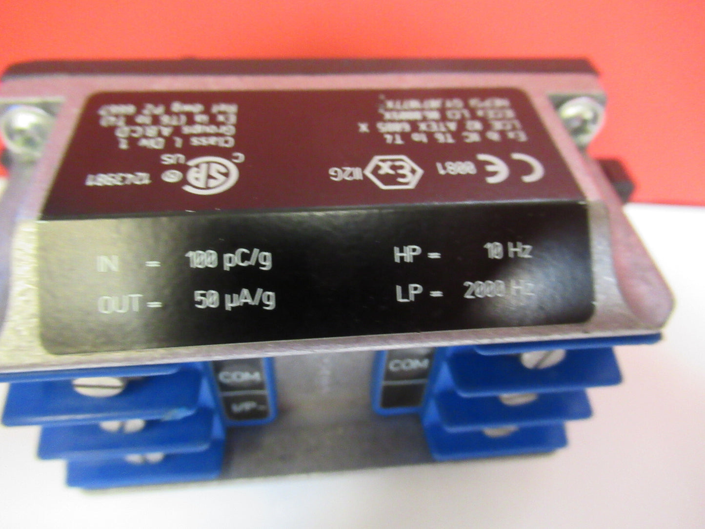 MEGGITT VIBRO-METER IPC704 244-704-000-042 AMP MODULE for ACCELEROMETER S3-B-43