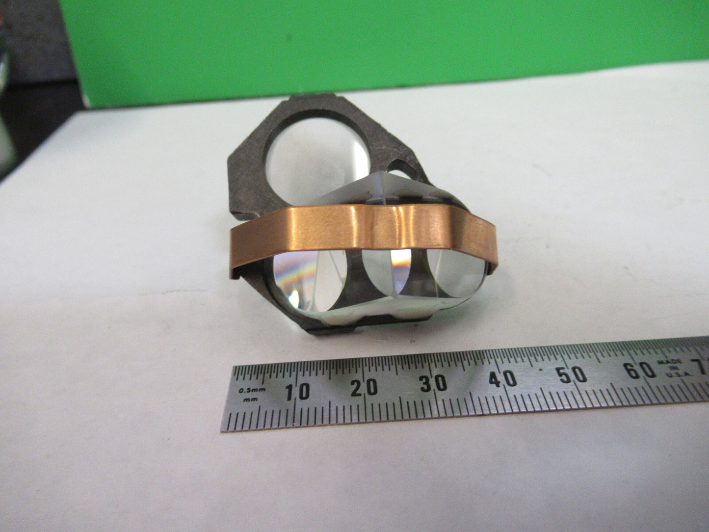 AMSCOPE PRISM ASSEMBLIES STEREO HEAD OPTICS MICROSCOPE PART AS PICTURED 82-A-81