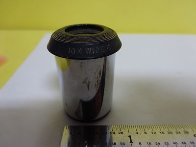 MICROSCOPE PART EYEPIECE OCULAR BAUSCH LOMB WIDE FIELD 10X OPTICS AS IS X8-50