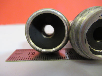 Lot Antique American Optical Co. Spencer Lens Co. Objectives Optics Microscope Part