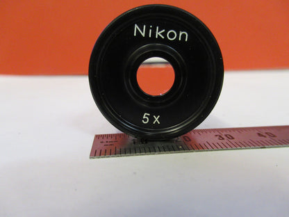 NIKON JAPAN 5X EYEPIECE OCULAR MICROSCOPE PART AS PICTURED X8-FT-77