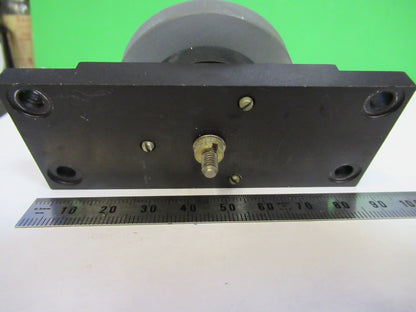 AUS JENA GERMANY MOUNTED MIRROR OPTICS MICROSCOPE PART AS PICTURED T2-A-44