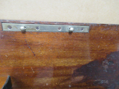 ANTIQUE EMPTY WOOD CASE REICHERT AUSTRIA MICROSCOPE PART AS PICTURED &LOB