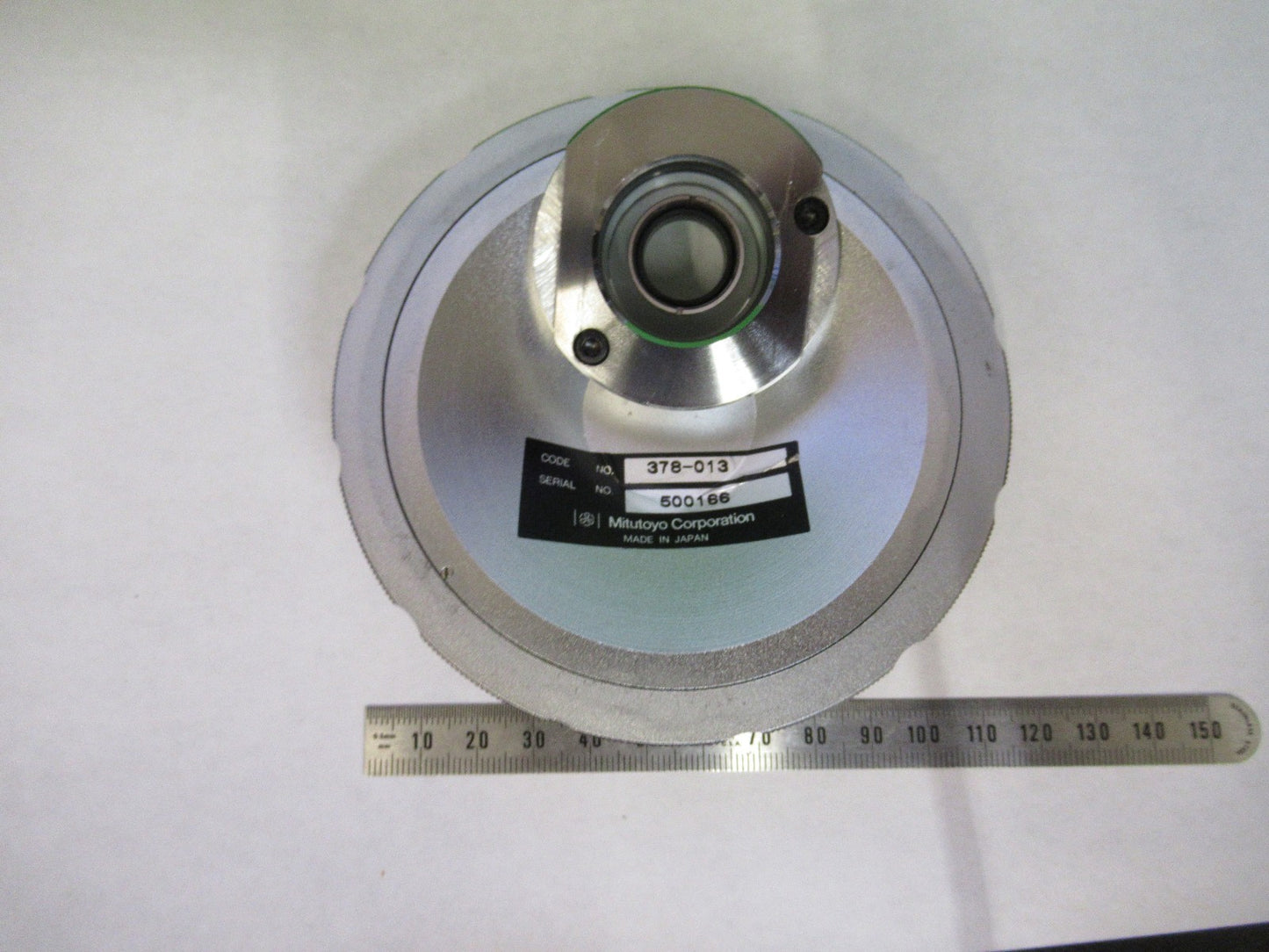 MITUTOYO ULTRAPLAN 378-013 nosepiece quad 38mm MICROSCOPE PART U8-B-07