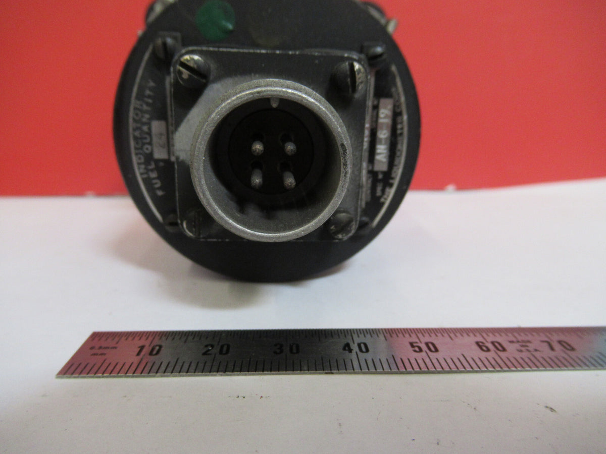 INDICATOR FUEL QUANTITY LIQUIDOMETER EA100AN-39 AIRCRAFT INSTRUMENT S4-B-53
