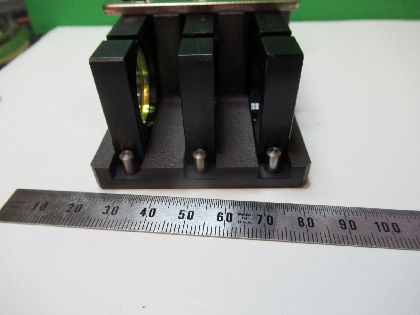 OLYMPUS JAPAN FILTER ASSEMBLY OPTICS MICROSCOPE PART AS PICTURED &83-B-40