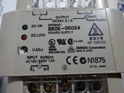 Omron Japan S82K-05024 Power Supply 24V Control Systems