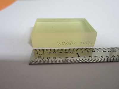 OPTICAL ZERODUR FLAT BLOCK one side is polished LASER OPTICS as pic A3-B-14B