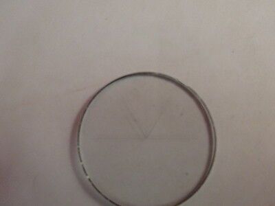 RETICLE MICROSCOPE PART OPTICS OPTICAL PART AS IS &AQ-A-02