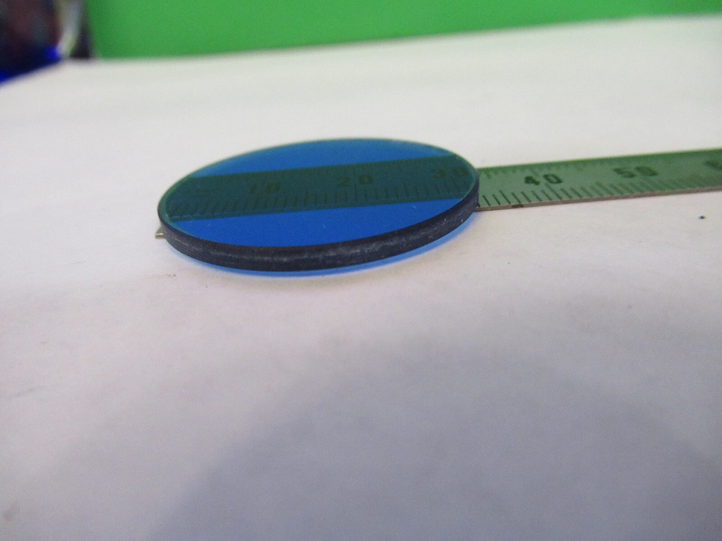 Ernst Leitz Wetzlar Germany B12 Blue Glass Filter Microscope Part
