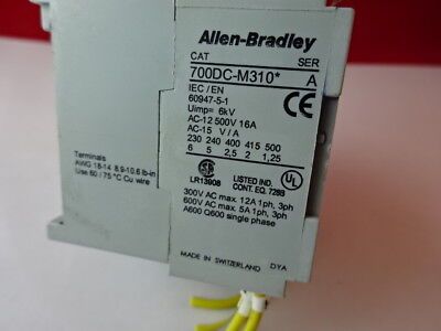 ALLEN BRADLEY 700DC-M310 CONTROL SYSTEMS AS PICTURED &87-31