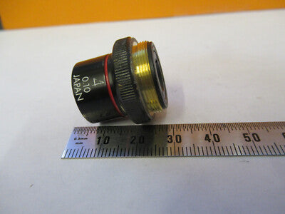 OLYMPUS JAPAN OBJECTIVE 4X LENS OPTICS MICROSCOPE PART AS PICTURED &P4-A-49