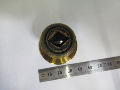 ANTIQUE BRASS POLARIZER BECK UK OPTICS MICROSCOPE PART AS PIC X3-B-04