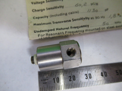 BRUEL KJAER 4334 MINIATURE ACCELEROMETER VIBRATION SENSOR AS PICTURED X2-A-62