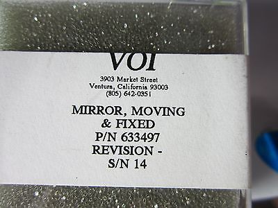 OPTICAL VOI MIRROR MOUNTED LASER OPTICS AS IS  BIN#32-81