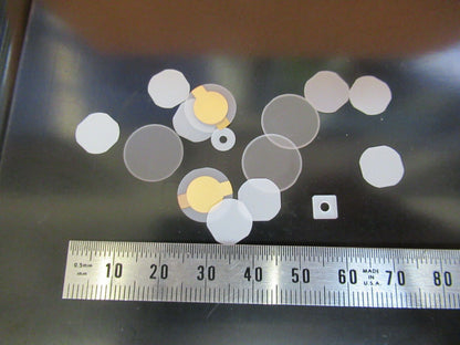 LOT ASSORTED PIEZO QUARTZ PIEZOELECTRIC BLANKS ULTRASONIC SENSOR &1e-ft-79