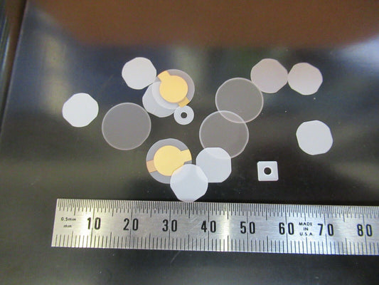 LOT ASSORTED PIEZO QUARTZ PIEZOELECTRIC BLANKS ULTRASONIC SENSOR &1e-ft-79