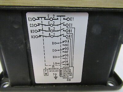 AIRCRAFT UH-60 ELECTRICAL POWER CONTACTOR HARTMAN B-465-2 NSN 6110-01-192-2428
