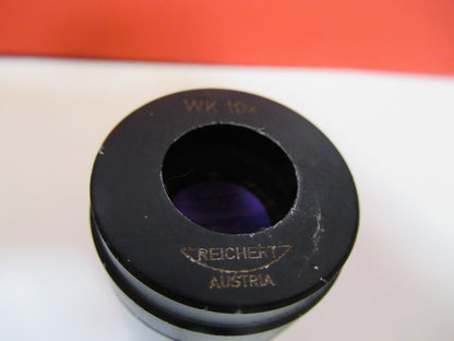 REICHERT AUSTRIA WK 10X EYEPIECE OCULAR MICROSCOPE PART AS PICTURED Q2-67
