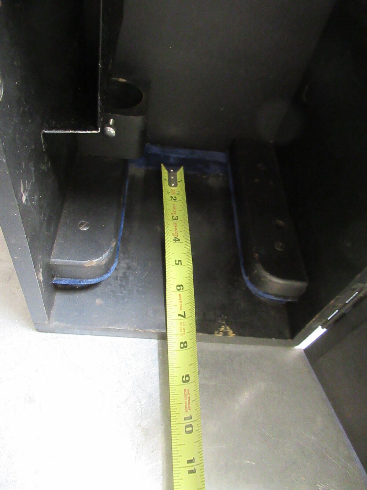 EMPTY AO SPENCER WOOD CABINET BOX WITH KEY MICROSCOPE PART AS PICTURED &TA-5