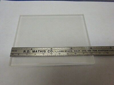 MICROSCOPE PART STAGE GLASS DULL & POLISHED SIDES OPTICS #83-05