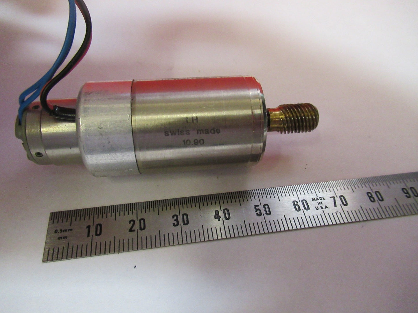 LEITZ WETZLAR GERMANY MOTOR MINI SWISS MICROSCOPE PART AS PICTURED V7-A-58