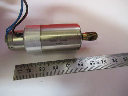 LEITZ WETZLAR GERMANY MOTOR MINI SWISS MICROSCOPE PART AS PICTURED V7-A-58