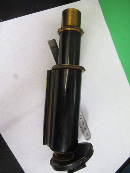 ANTIQUE BAUSCH LOMB TUBUS + NOSEPIECE MICROSCOPE PART AS PICTURED S7-A-18