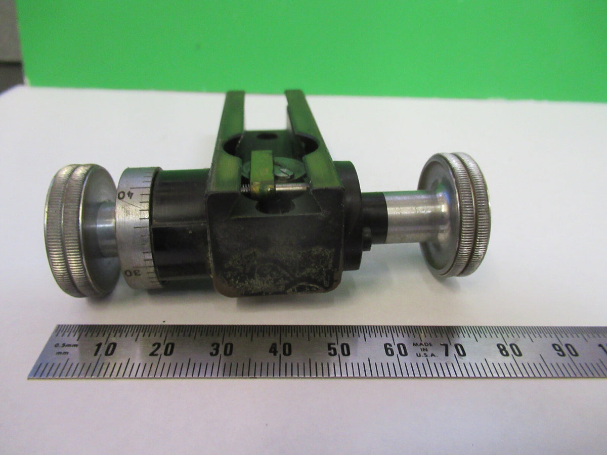 ERNST LEITZ STAGE SUPPORT ASSEMBLY MICROSCOPE PART AS PICTURED &R7-B-23x
