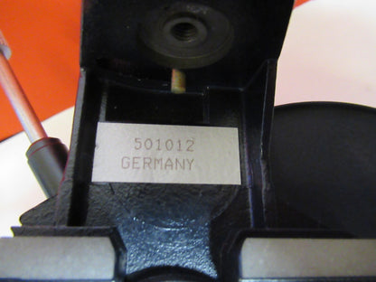 LEICA LEITZ GERMANY DMRB CONDENSER 501012 MICROSCOPE PART AS PICTURED T7-A-89